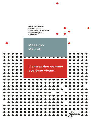 cover image of L'entreprise comme système vivant
